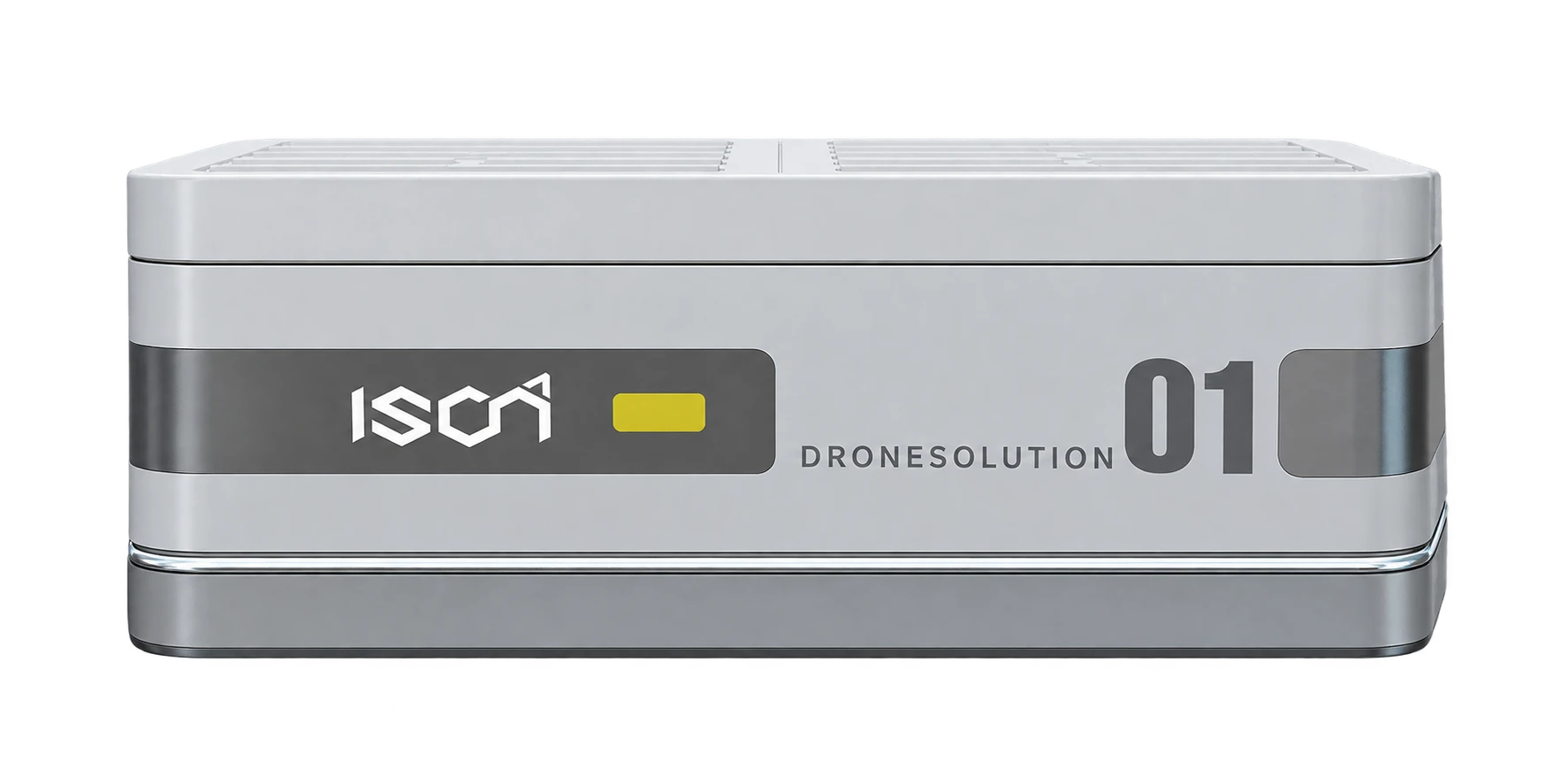 Level side illustration derived from the supplied Drone Station enclosure