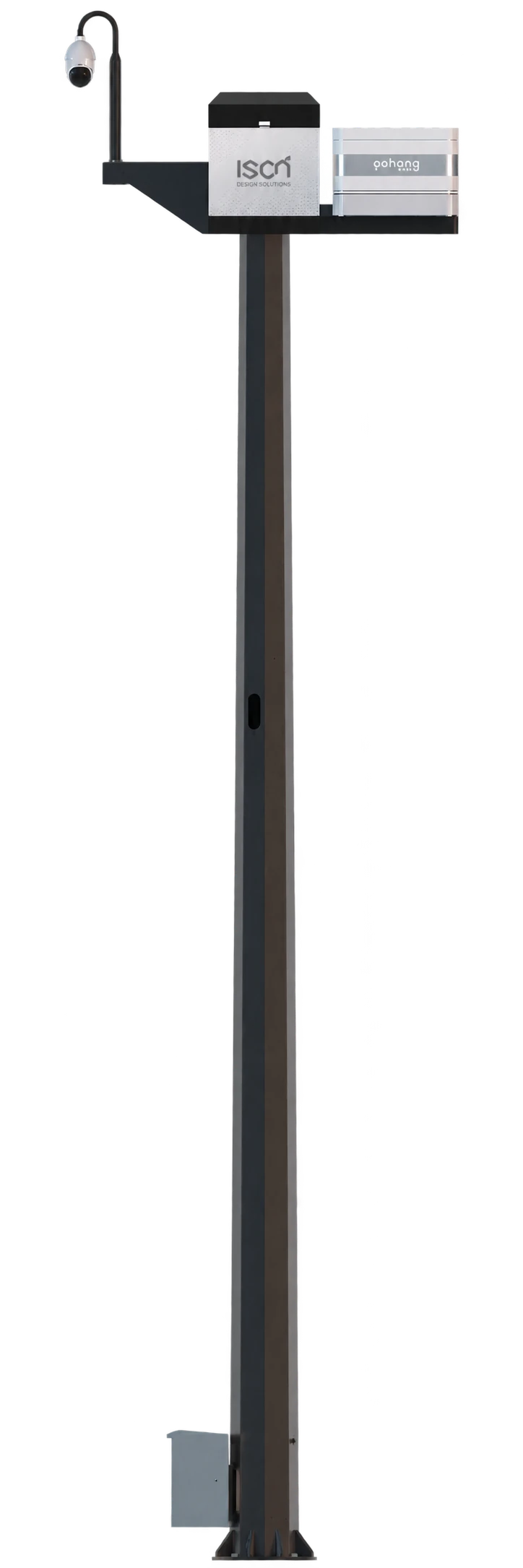 HelloGeo ArtPole product cutout with mounted equipment