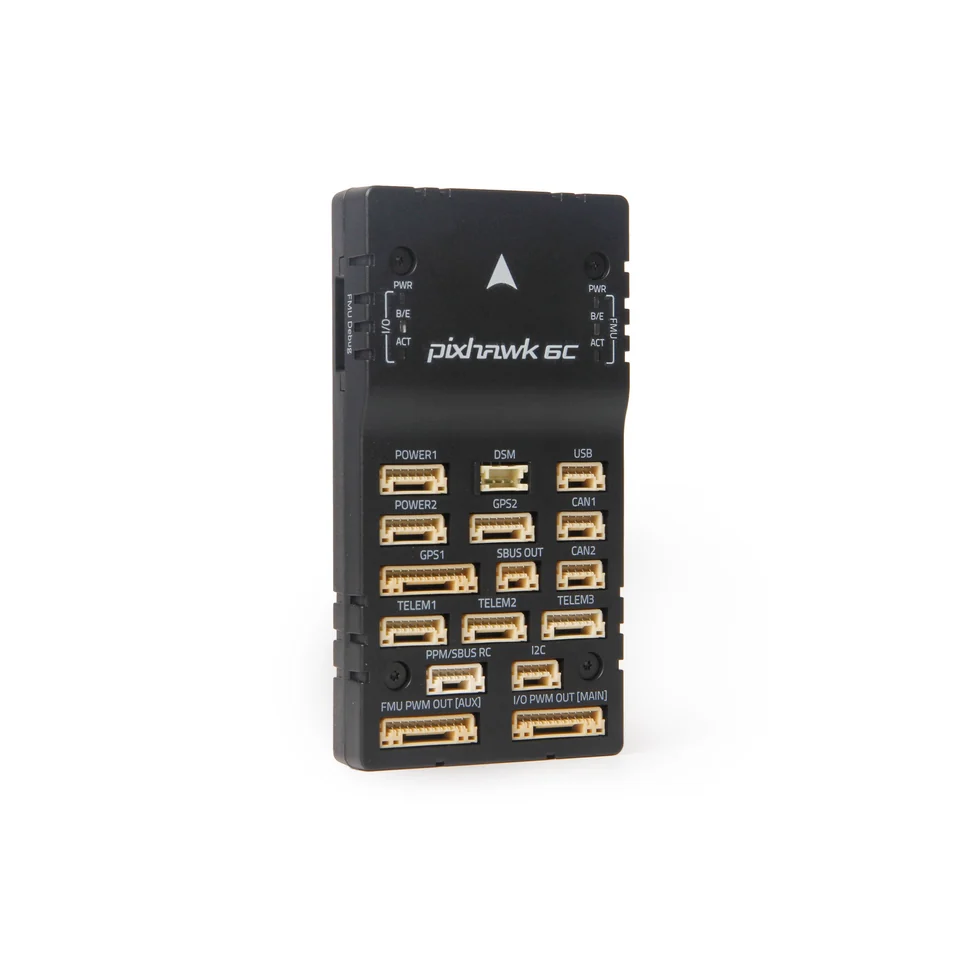 Holybro Pixhawk 6C flight controller, a hardware example for configured ArduPilot or PX4 systems